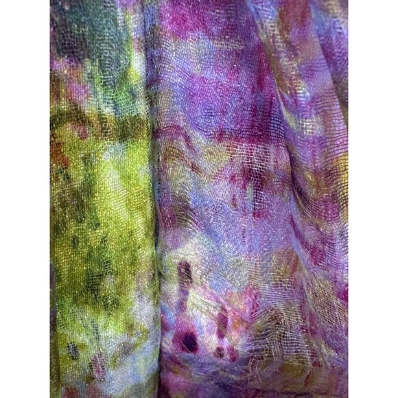 Theia Purple Wisteria Gown Organza Strapless A-line Maxi Dress Size 4 NWT - Picture 8 of 10